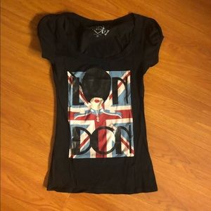 Black BEBE London T-Shirt